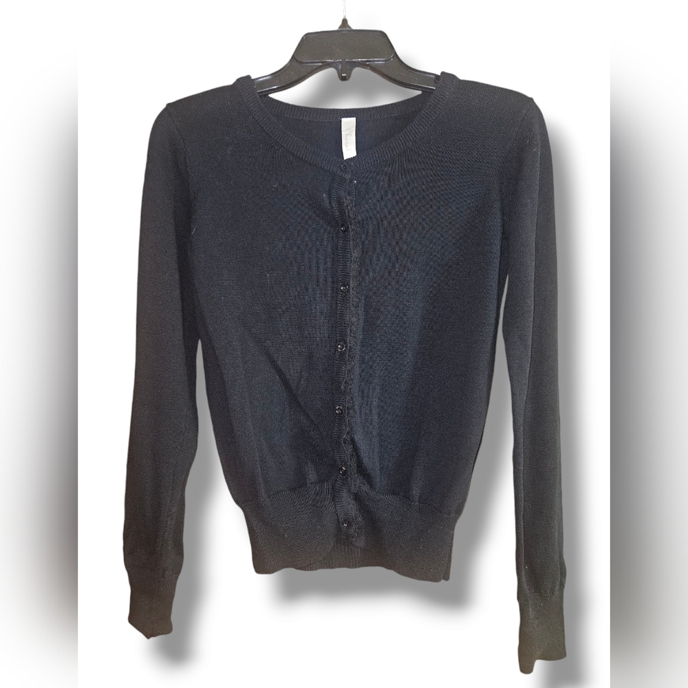 Girl's Black Cardigan 14/16